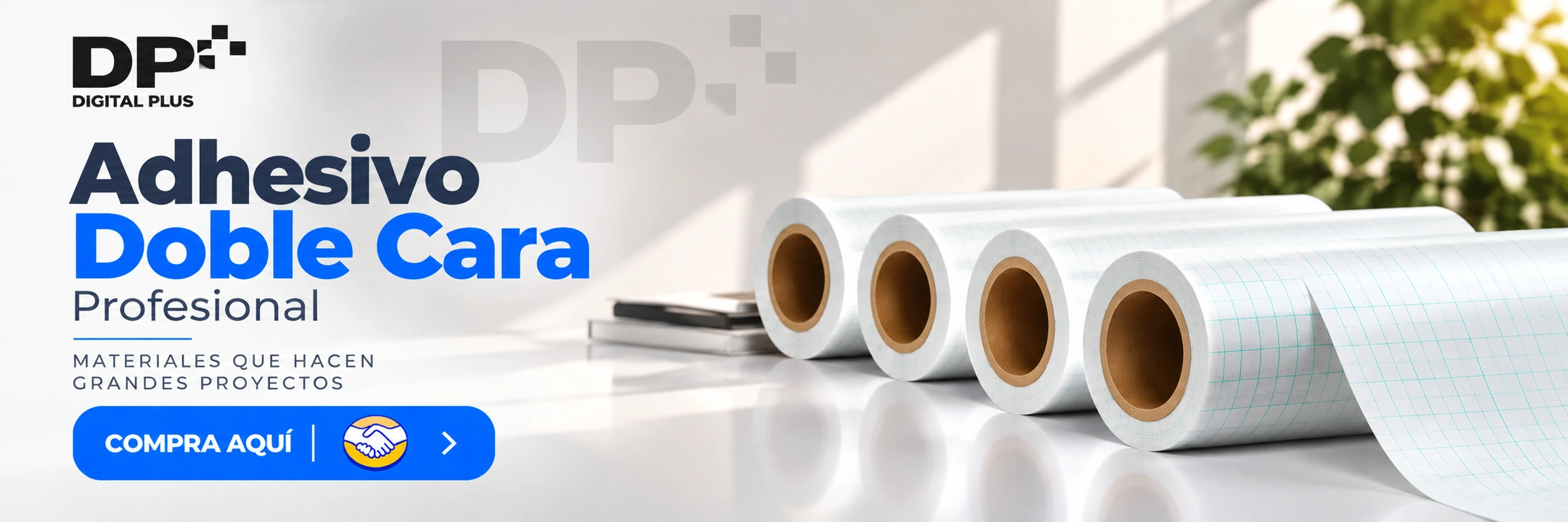 Adhesivo Doble Cara Profesional Digital Plus